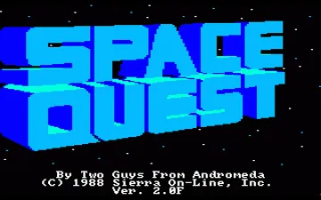 Space Quest II - Vohaul's Revenge screen shot title